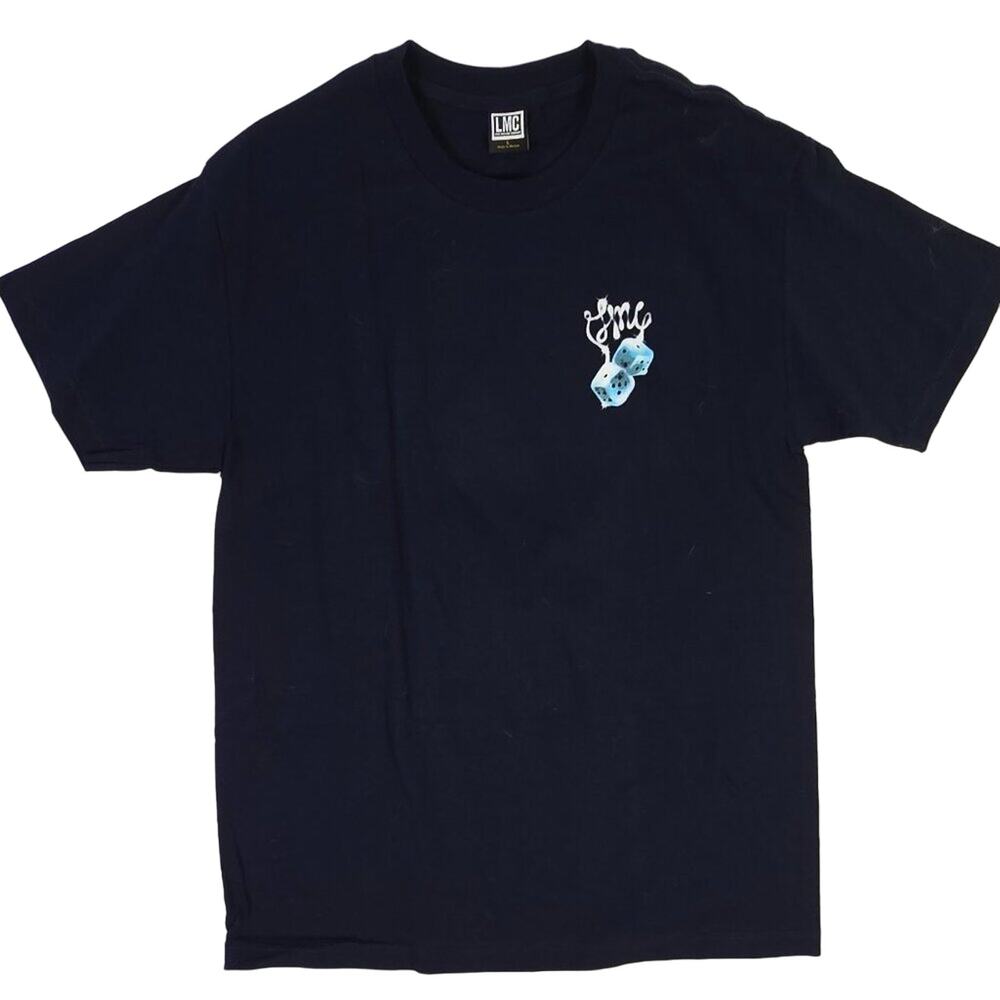 LOSER MACHINE Rear View Mens Graphic Tee Blue Large